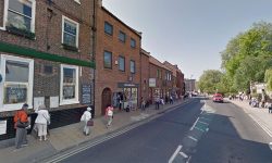 Injured man rescued by firefighters after he fell into a basement