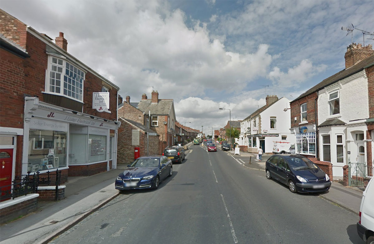 York cyclist knocked off bike in collision with car