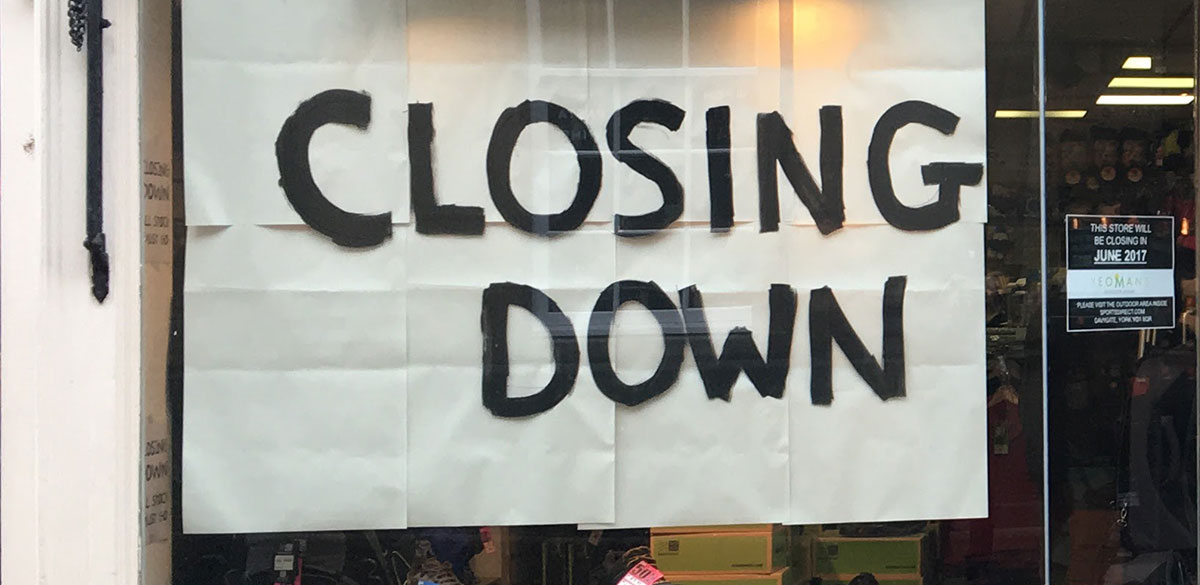 York shop is repossessed by bailiffs – and two more are closing soon