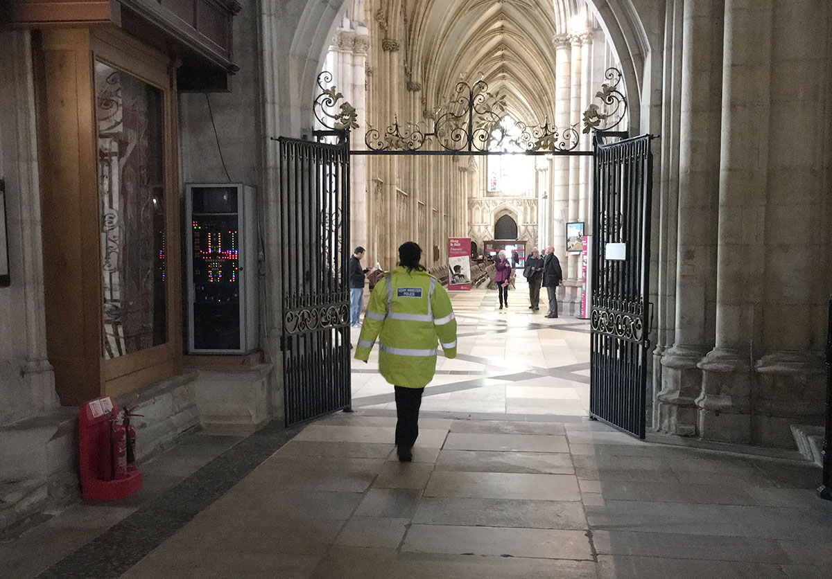York Minster steps up its security after London terror attacks
