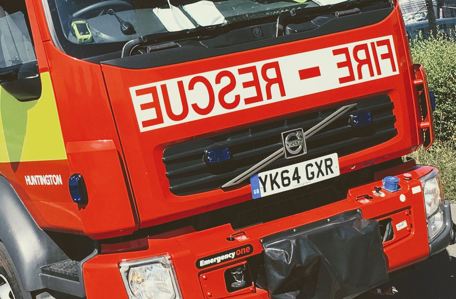 Fire crews rescue a tree surgeon suspended from a branch by their ankle