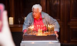 Pix: TV chef Antonio Carluccio enjoys 80th birthday party at his York restaurant