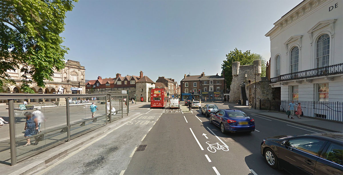 Hunt for man who held up a taxi driver at gunpoint in York