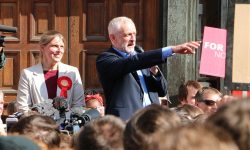 Video and pix: Jeremy Corbyn greeted by cheering crowds in York – but he upsets a military veteran