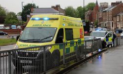 Woman freed by firefighters after two-car crash in York