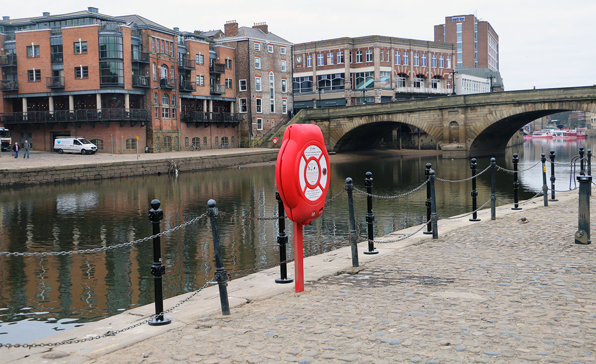 Firefighters rescue man from river in York