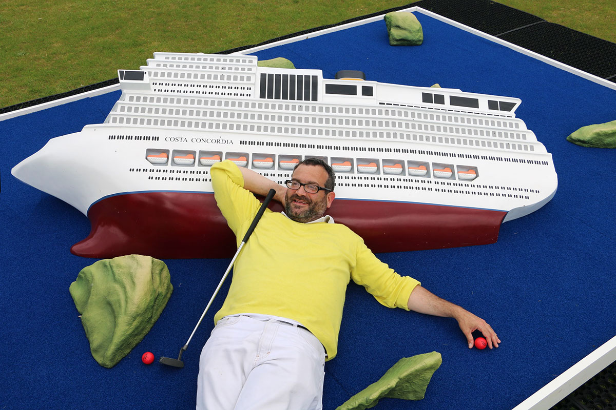 Video: See York’s crazy new golf course in action, featuring a sinking ship and a man who swallows the ball