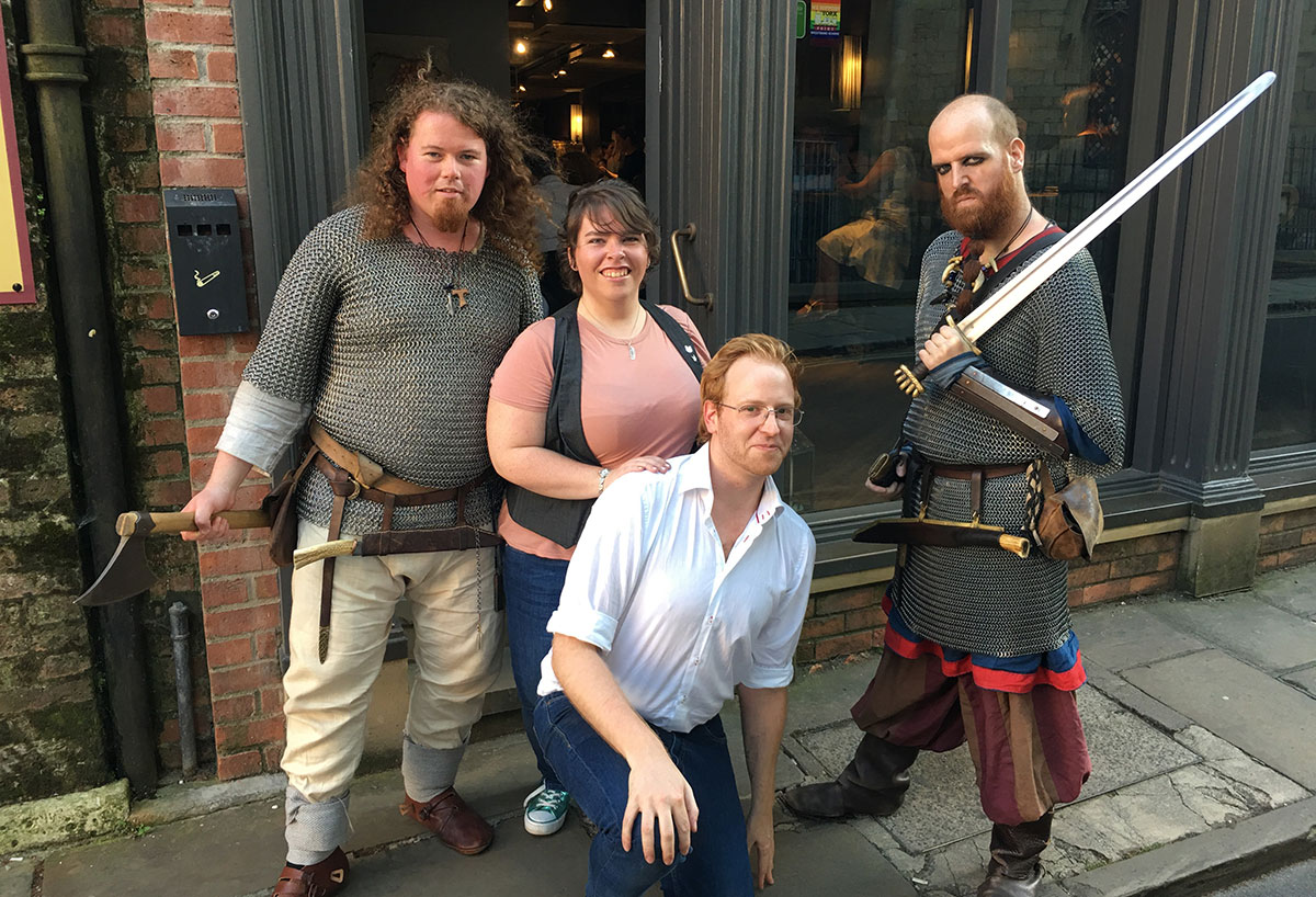 Video: Vikings invade York stag and hen party