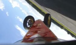 Watch: This is what it looks like to roll a car at 200mph near York…