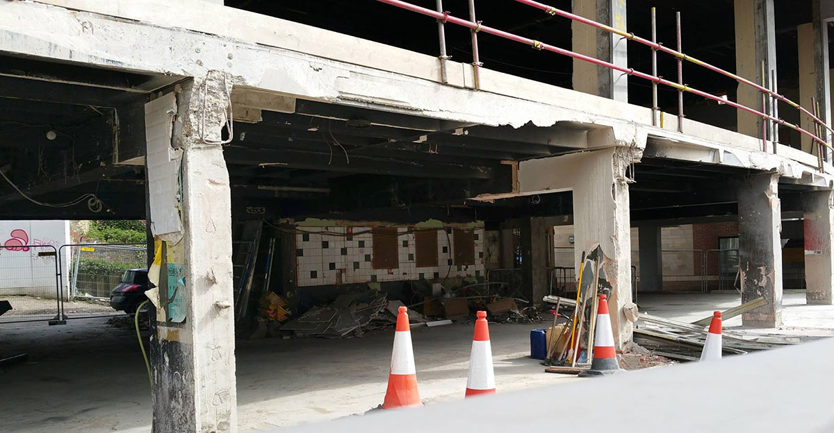 Gutted! This is all that’s left of one of York’s greatest music venues