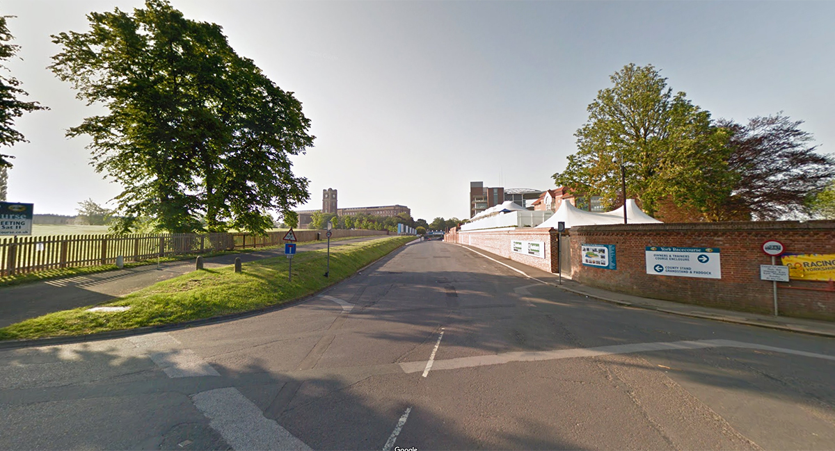 Racegoer assaulted a trader near York Racecourse
