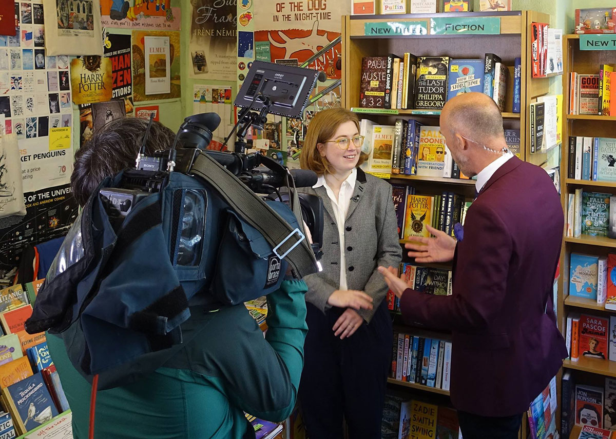 York bookshop worker makes the Booker Prize shortlist – for novel she wrote on her phone