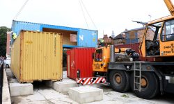 Video and pix – City box park takes shape as Spark:York drops in