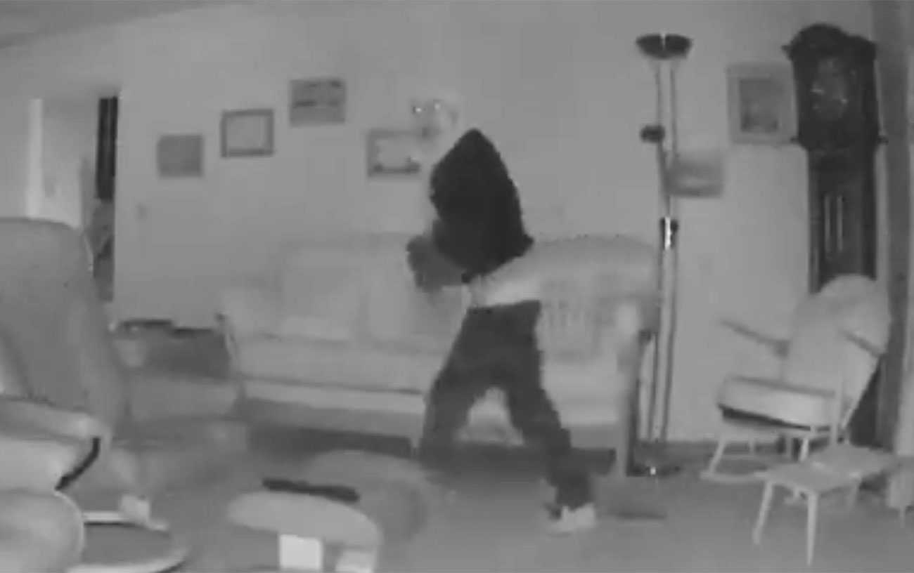 Video: Astonishing footage shows man in the act of burgling a York house
