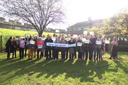 ‘Save our green spaces’ – Residents protest at sell-off plan
