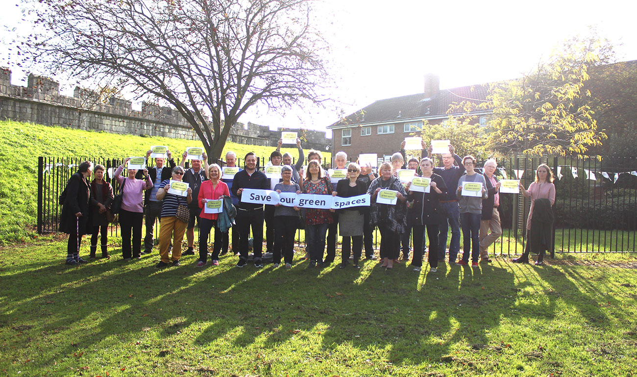 ‘Save our green spaces’ – Residents protest at sell-off plan
