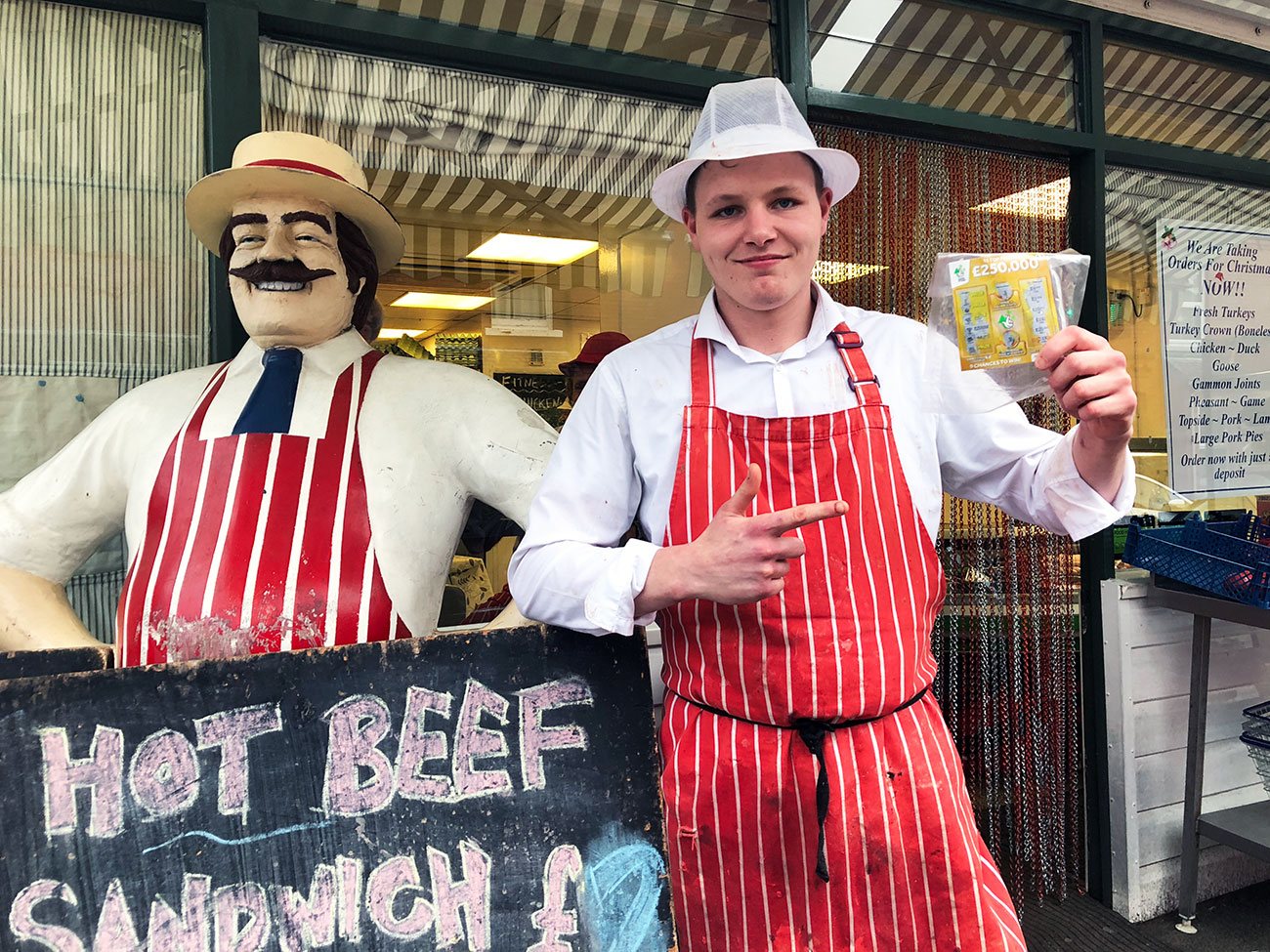 ‘I’m going to go wild!’ York butcher wins £250K on a scratchcard