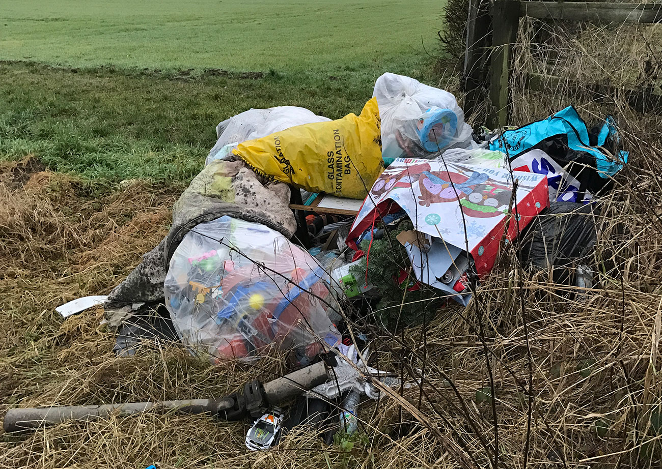 ‘Man with van’ charged York resident to take away rubbish – then dumped it here