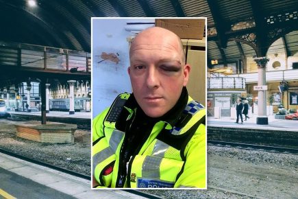 Police officer head-butted and knocked unconscious at York station