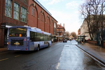 Pedestrian hurt in York city centre car accident