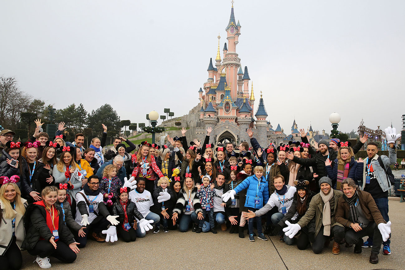 York sisters who lost their parents in Manchester bomb join stars on Disney trip