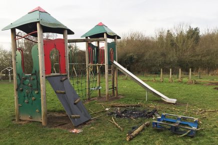 Fire at York children’s play area believed to be arson