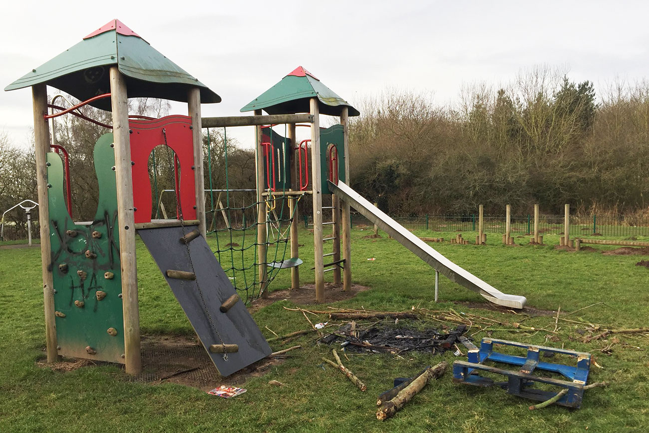 Fire at York children’s play area believed to be arson