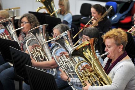 Top brass! ‘Forty feisty women’ stage one-off concert