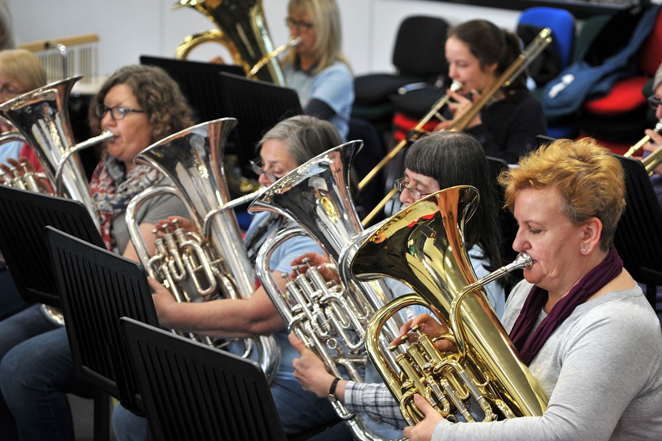 Top brass! ‘Forty feisty women’ stage one-off concert