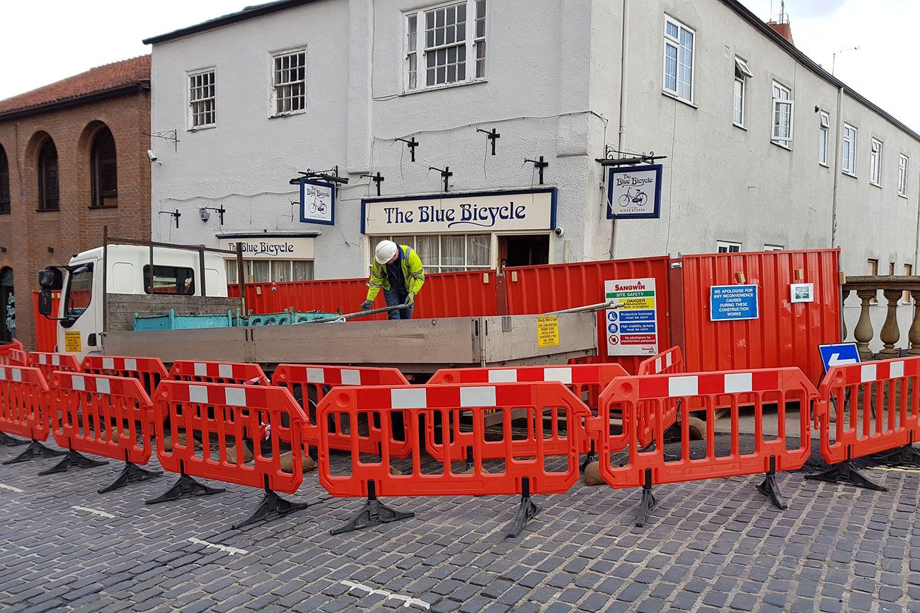 The Blue Bicycle is on its way back! Builders move in as restaurant reveals plans to reopen