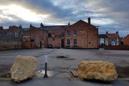 York pub shuts suddenly – and barricades car park with rocks – while another reopens