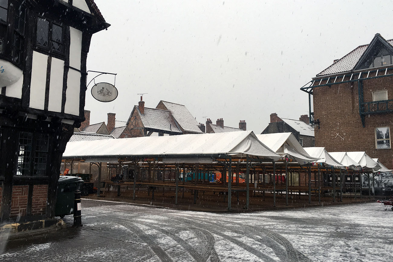 Surprise! Unexpected snowfall hits York