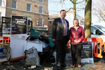 This is why a load of rubbish has been dumped on Parliament Street