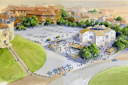 Street food, a bar and juggling jesters – York’s Shakespeare Village unveiled