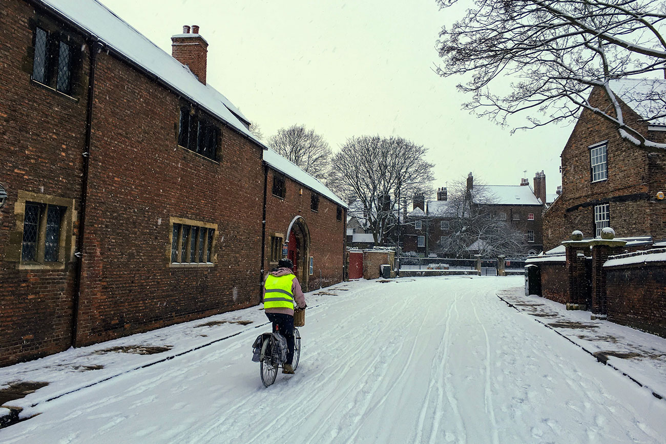 Cycle routes could be gritted again this winter at a cost of £47K