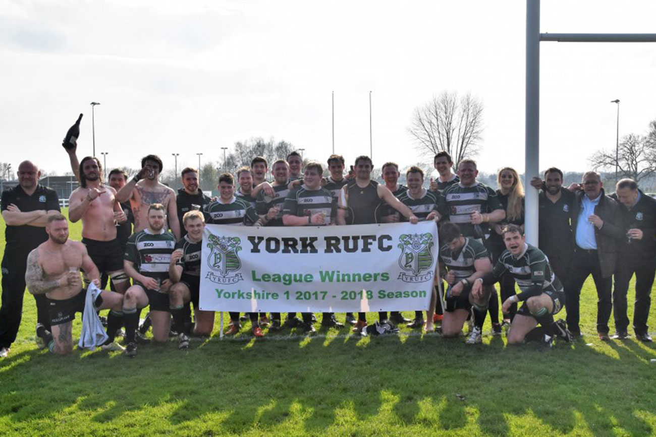 Championies! York Rugby Club secure Yorkshire One crown with late fightback