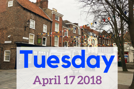 Today in York – Tuesday, April 17 2018