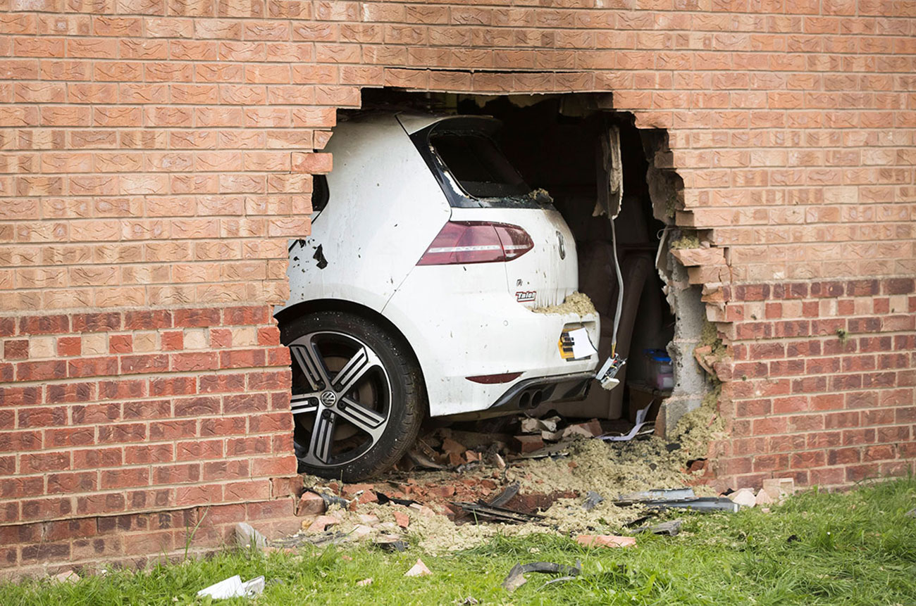 ‘It was like a bomb going off’ – Family tell of horrific moment car smashed into their front room