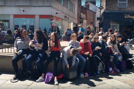 Going, going, gone… How York’s fountain was removed – in pictures