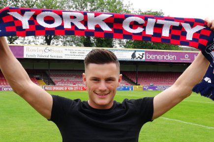Latest signing for York City – and it’s another striker!