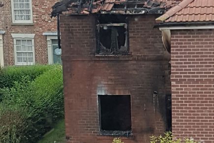 Updated: Fire devastates flats in York – two arrested