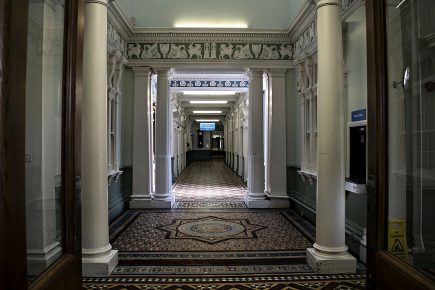Eerie and empty… 11 photographs inside Bootham Park Hospital, three years after it closed