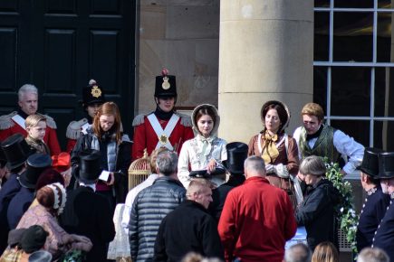 13 pictures as the stars descend on York to film ITV drama Victoria