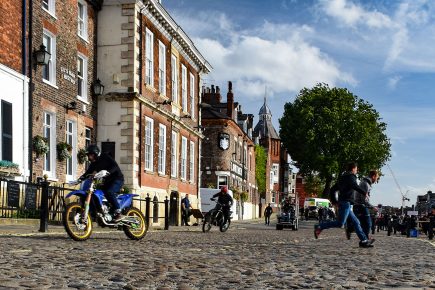 Action! Movie motorbike chase filmed in York – video and 21 pix
