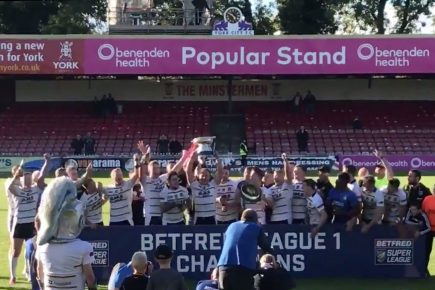 ‘We are going up, I say we are going up’ – York City Knights crowned champions
