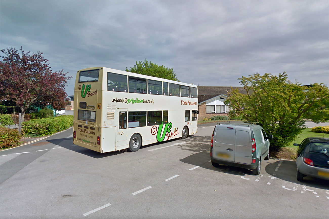 Four students taken to hospital after York school bus incident