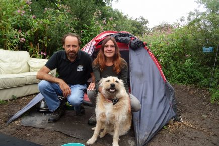 York couple live in tent for seven weeks after Universal Credit nightmare