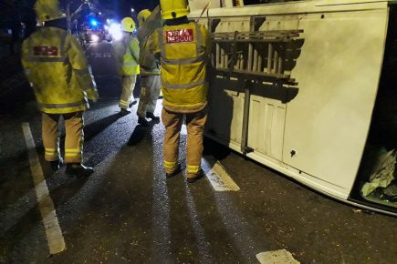 Van crashes into parked cars in York