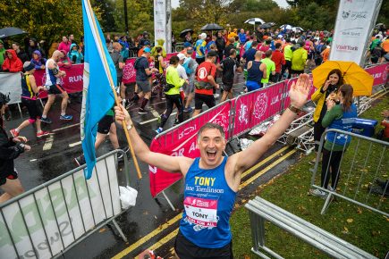 Colourful cavalcade as marathon runners take to the city streets