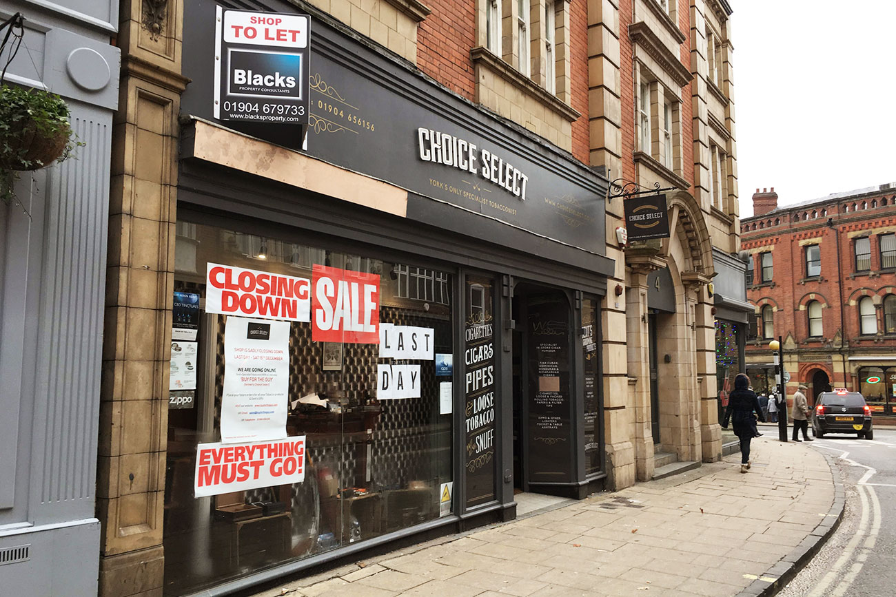 Another city centre shop closes, blaming ‘rent, rates, and the internet’